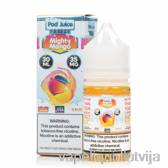 Iesaldēt Vareno Mango - Pāksts Sula - 30ml 55mg Vape šķidrums